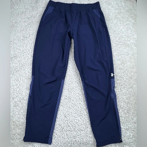 Under Armour Squad 2.0 Womens Tapered
Training Warm-Up Pant. Navy Blue. Large - Picture 3 of 12